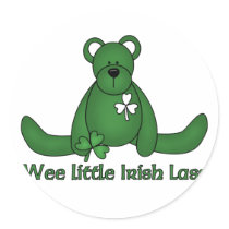 Wee Little Irish Lass Sticker
