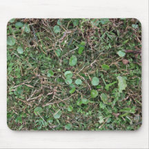 Weeds in Grass Field Mouse Pads