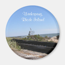 Weekapaug, Rhode Island Postcard Refrigerator Magnets