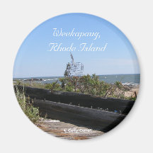 Weekapaug, Rhode Island Postcard Refrigerator Magnets