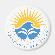 Weekend At San Diego Refrigerator Magnet