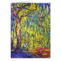 Weeping Willow Claude Monet Cards