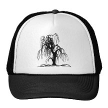 Weeping Willow Tree Trucker Hat