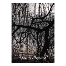 WEEPING WILLOW TREES CUSTOM INVITATIONS