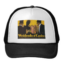 Weidenhof Casino Vintage Travel Poster Mesh Hats