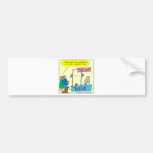 weight lifting and getting older colour cartoon bumper stickers