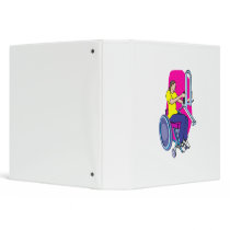 Weight Lifting Vinyl Binder