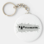 Weight lifting is a Way of Life Keychains