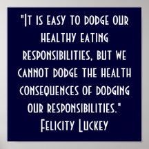 Weight Loss Responsibility 7 Print