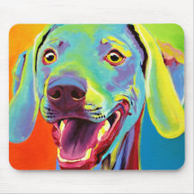 Weimaraner #1 mouse pads