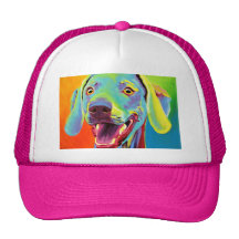 Weimaraner #1 trucker hat