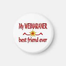 Weimaraner Best Friend Fridge Magnets