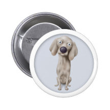 Weimaraner Button