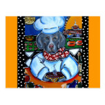 Weimaraner Chef Products Postcards
