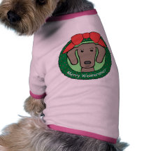 Weimaraner Christmas Pet Shirt
