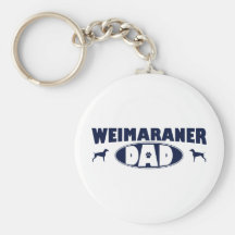 Weimaraner Dad Key Chains