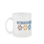 WEIMARANER Dad Paw Print 1 mugs