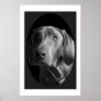 Weimaraner – Intense (Black & White)	 Print