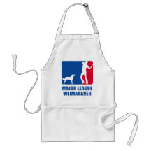 Weimaraner Long Coated Aprons