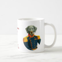 Weimaraner love mug