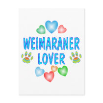 WEIMARANER LOVER POST CARD