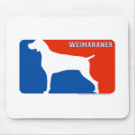 Weimaraner Major League Dog Mousepad