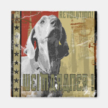 Weimaraner Nation : Vintage Weimaraner! Refrigerator Magnets