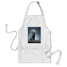 Weimaraner puppy aprons