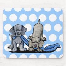 Weimaraner Puppy Mousepad