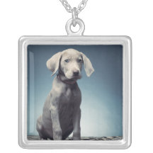 Weimaraner puppy necklaces