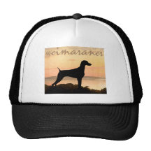 Weimaraner Sunset Hat