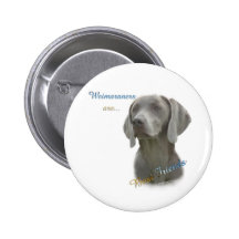 Weimeraner Best Friend 2 - Button