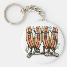 Weiner Party Keychains