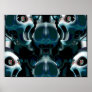 Weird Art - Robots Screaming Poster