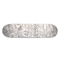 Weird Art Skateboard
