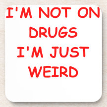 weird drink coasters