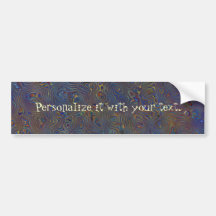 Weird "Psychedelic Chaos" Bumper Stickers