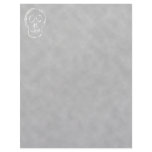 Weird Skull. White. Sketch. Letterhead
