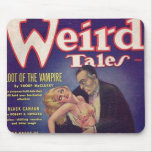 Weird Tales Vampire Comic Book Mouse Pad