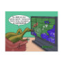 Weird Weather Dinosaurs postcard 2