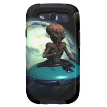 Weird Wheels Outa This World Galaxy SIII Case