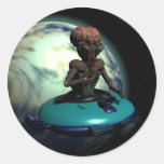 Weird Wheels Outa This World Sticker