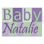 Welcome Baby Natalie Card