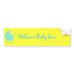 Welcome Baby Unisex Baby Boy bumper stickers