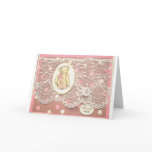 Welcome Baby Vintage Look Greeting Card