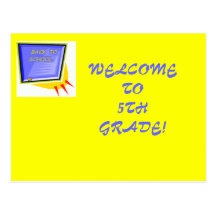 Welcome Back! Postcard