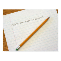 Welcome back to school! post cards