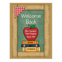 Welcome Back to School Postcard