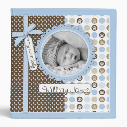 Welcome Bear Boy 1.5 in. Photo Album Binder
