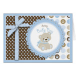 Welcome Bear Boy Card